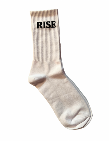 White RISE Socks